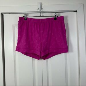 Juicy Couture Fuchsia Lounge Sleep Shorts XL
